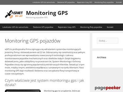Rejestrator trasy GPS - xgps.pl
