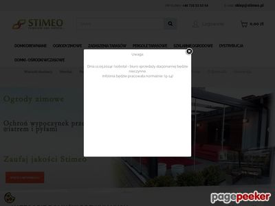 Stimeo - sprzedaż domków ogrodowych