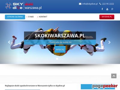 Skoki ze spadochronem skokiwarszawa.pl