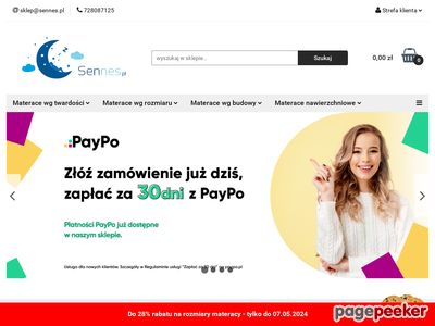 Materace na wymiar - sennes.pl