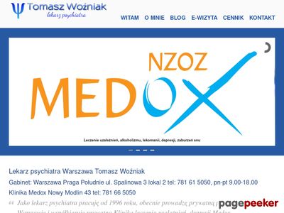 Gabinet psychiatryczny Tomasz Woźniak