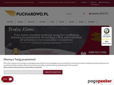 Puchary,medale i inne nagrody- Pucharowo pl