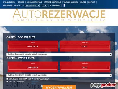 Wypozyczalania samochodów Lublin