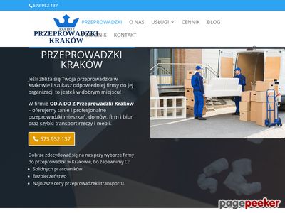 Przewóz mebli Kraków
