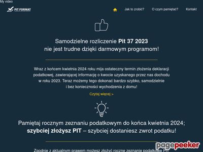 Szybkie roczne rozliczenie pit 2022 www.pityformat.pl