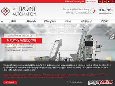 Producent maszyn pakujących - Petpoint.eu
