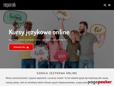 Szkoła językowa - paroli.pl