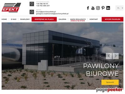 Pawilony handlowe - Producent pawilonów... - P.W.EFEKT