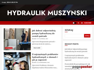 Muszyński - usługi hydrauliczne trójmiasto