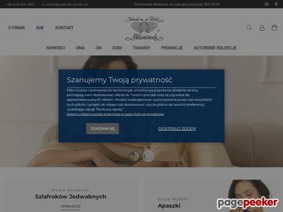 Jedwab Polski - Producent wyrobów jedwabnych