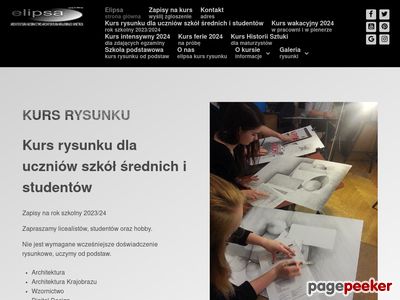Kurs Rysunku Kraków - Pracownia Rysunku Elipsa w Krakowie