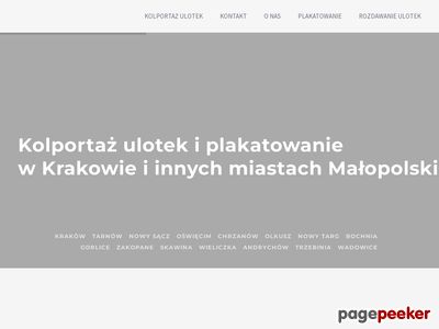 Kolportaz-krakow.pl