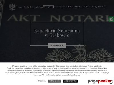 Kancelarianotarialnakrakow.com.pl akty