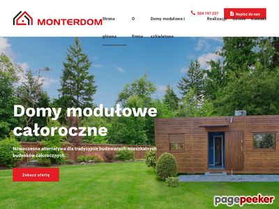 Monterdom - Domy Modułowe
