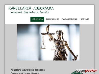 Adwokaci Zakopane - Magdalena Dorula