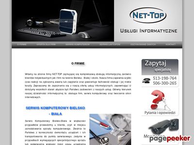 Serwis komputerowy Bielsko - Biała - Net-Top