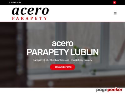 Parapety wewnętrzne PCV Lublin