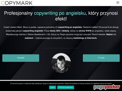 Copywriter angielski - copymark.eu