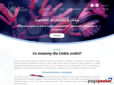 Drukarnie, drukarnia Kraków - Papillon