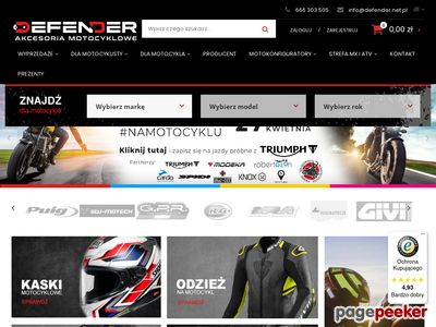 Defender - sklep z akcesoriami motocyklowymi