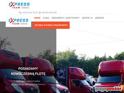 EXPRESS-TEAM transport międzynarodowy śląskie