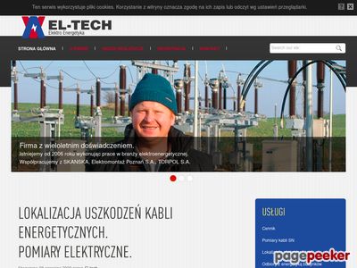 Http://www.eltech-service.pl pomiary kabli
