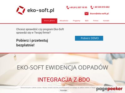 Eko-Soft program do ewidencji odpadów