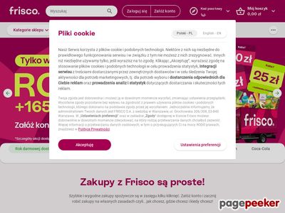 Delikatesy internetowe Frisco.pl - teraz cała Polska!