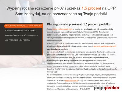 Formatpit.pl Rozliczenie pit 2021 - 1 procent