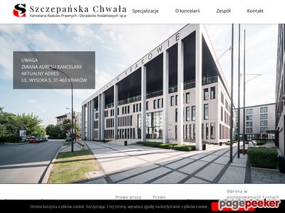 Konsultacje prawne Kraków Szczepańska Chwała