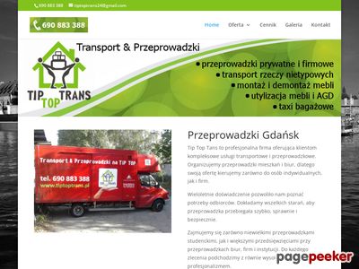 Tiptoptrans.pl - przeprowadzki Gdańsk
