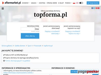 TopForma.pl - Opinie i Cena suplementów