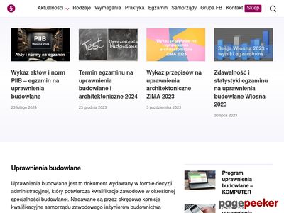 Uprawnienia budowlane program - uprawnieniabudowlane.pl