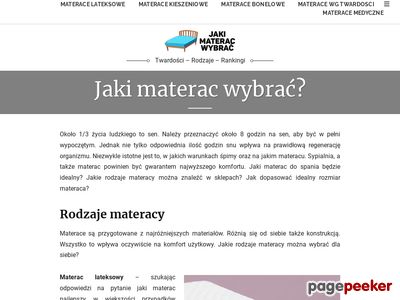 Jaki-materac-wybrac.pl