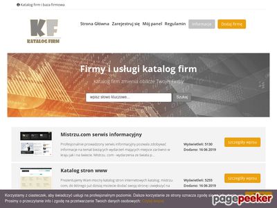 Katalog-firmy.biz spis przedsiębiorstw