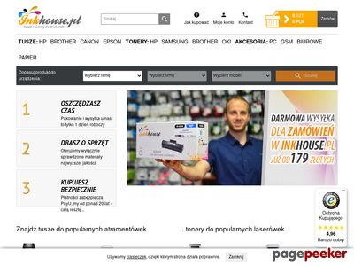 InkHouse.pl - zamów tusze i tonery do drukarek