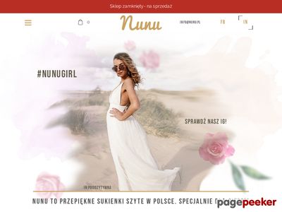Sklep internetowy z sukienkami - nunu.pl