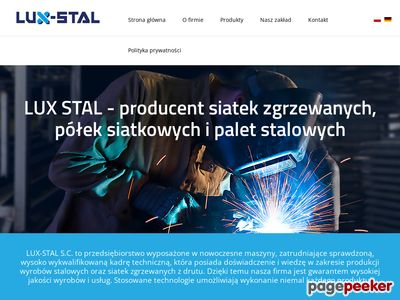 LUX-STAL Producent kontenerów siatkowych - Brodnica, Manieczki