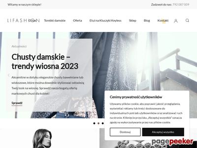 Lifashion.pl sklep - torebki damskie skórzane i syntetyczne