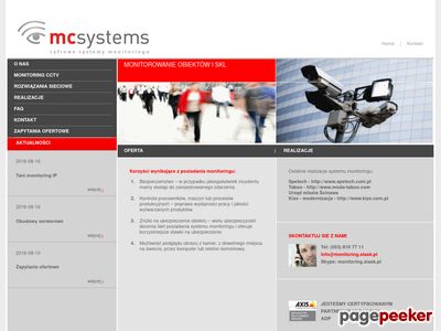 Mc Systems - instalacja monitoringu