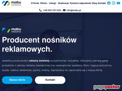 Reklama świetlna - mabureklama.pl