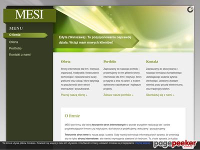 MESI - Projektowanie serwisów internetowych