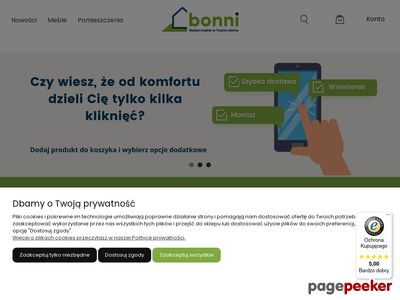Internetowy sklep meblowy - bonni.pl
