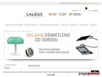 Latarnie LED oraz latarnie solarne LED marki Calidus.eu