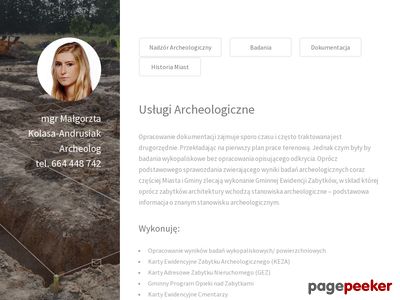 Archeolog - archeoplan.pl