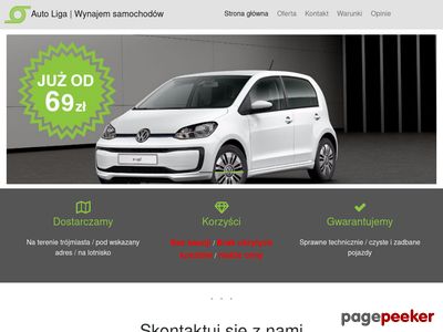 Wynajem samochodów osobowych Gdańsk - autoliga24.pl