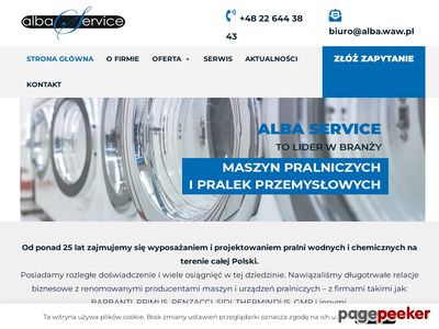 Wyposażenie pralni Warszawa