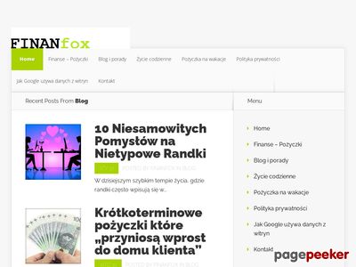 Bardzo dobra strona www.finanfox.pl