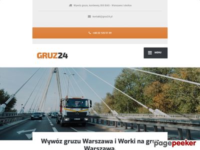 Kontenery na gruz warszawa - gruz24.pl