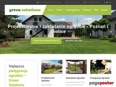 Projekty ogrodów Poznań